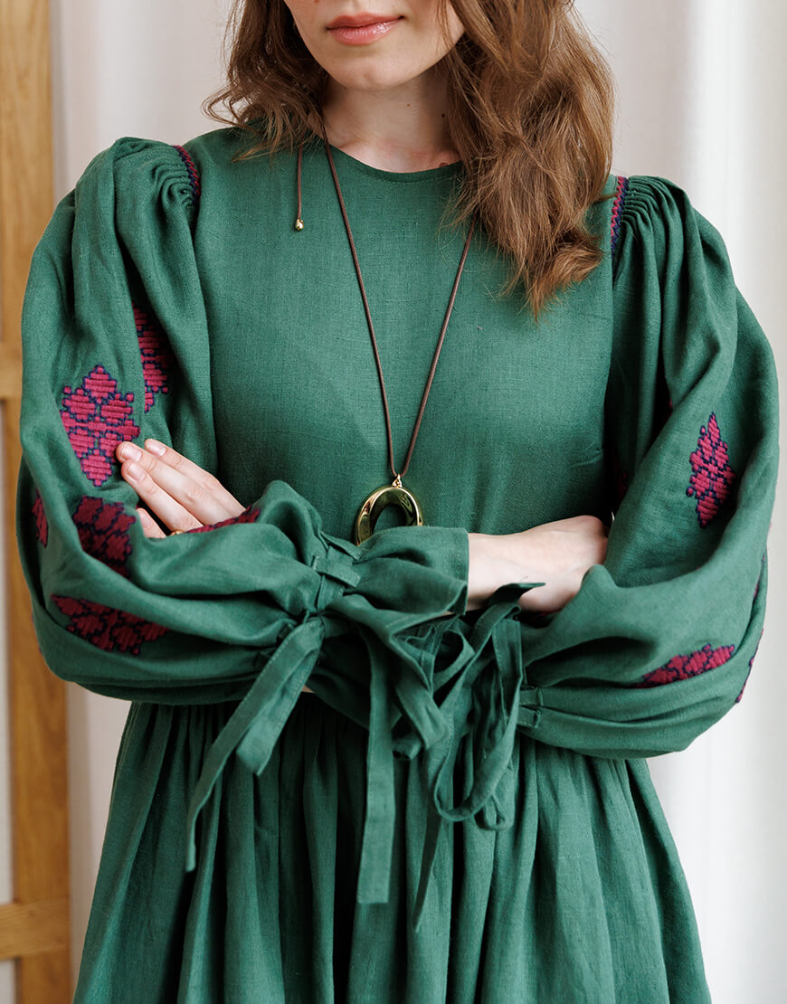 IMG_1063(1) Сукня вишиванка Орися EMBROIDERED GEM (EMBR_0524\16) - фото 4