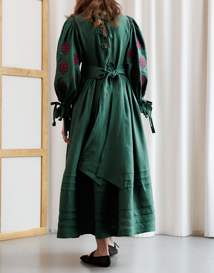 IMG_1106 Сукня вишиванка Орися EMBROIDERED GEM (EMBR_0524\16) - фото 3