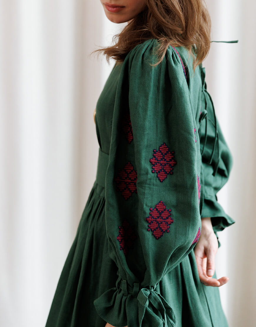 IMG_1141 Сукня вишиванка Орися EMBROIDERED GEM (EMBR_0524\16) - фото 6