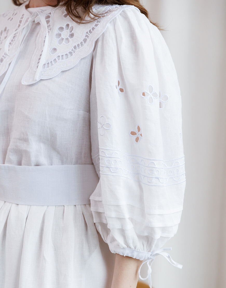 IMG_1199 Сукня Ярина біла EMBROIDERED GEM (EMBR_0524\9) - фото 7