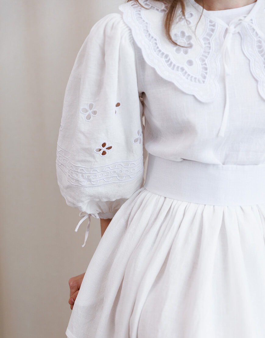 IMG_1218 Сукня Ярина біла EMBROIDERED GEM (EMBR_0524\9) - фото 5