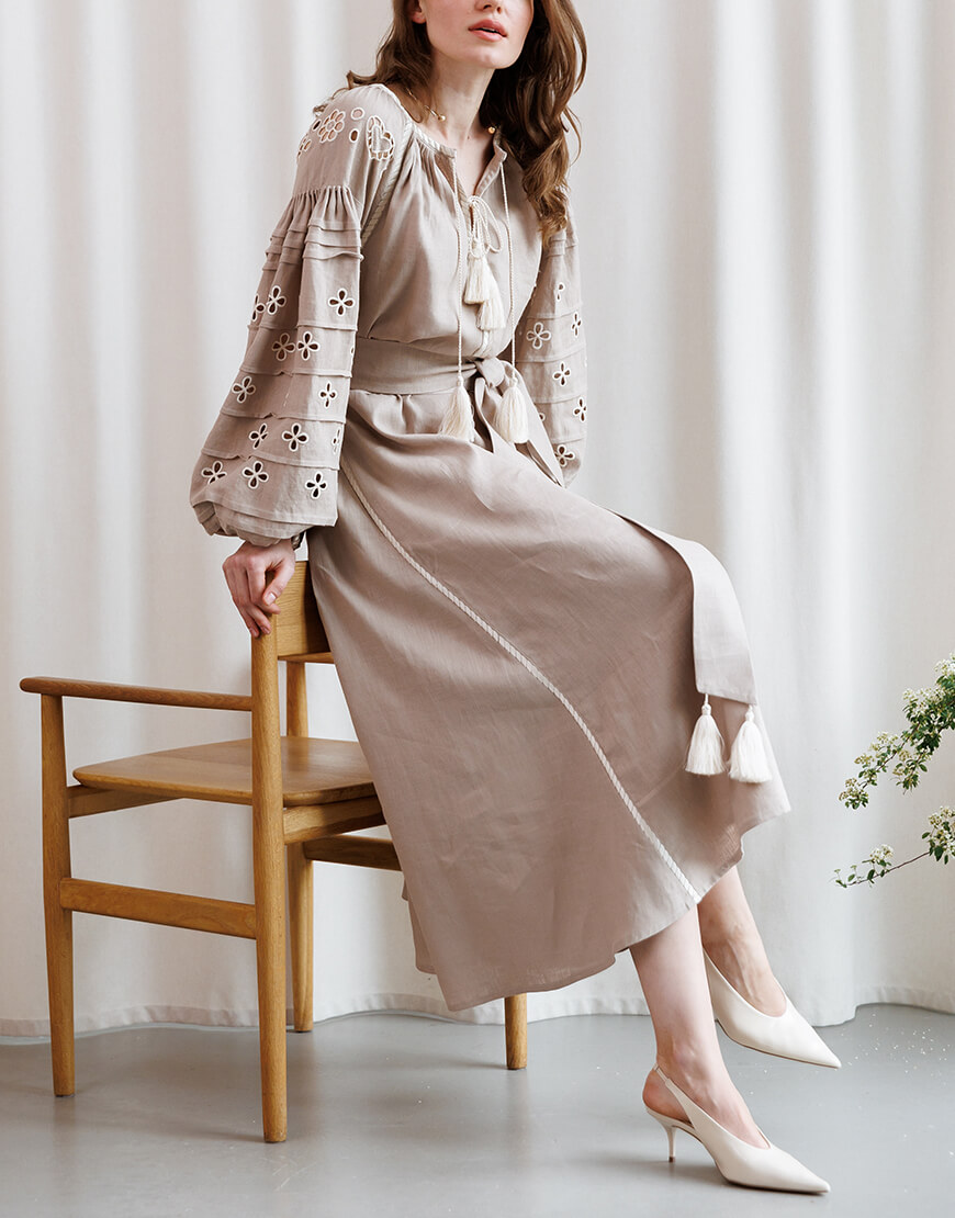 IMG_1463 Сукня-вишиванка Адель EMBROIDERED GEM (EMBR_0524\2) - фото 5