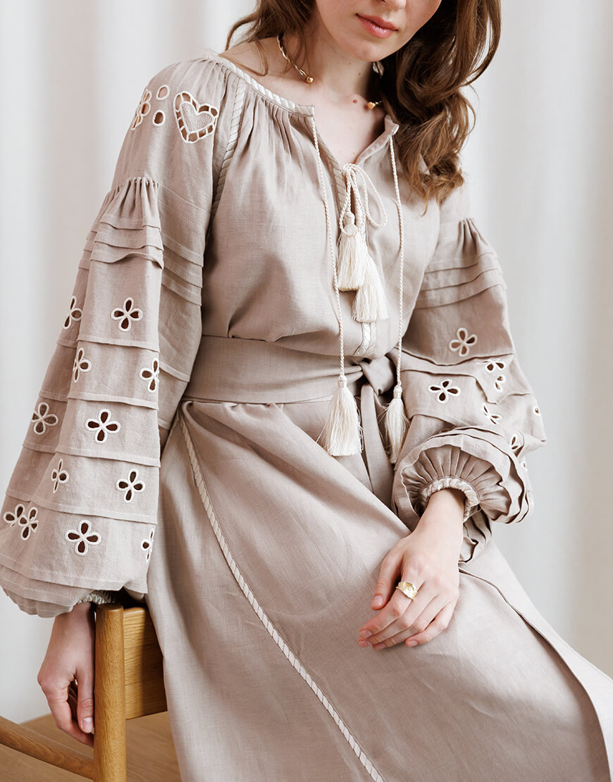 IMG_1474 Сукня-вишиванка Адель EMBROIDERED GEM (EMBR_0524\2) - фото 6