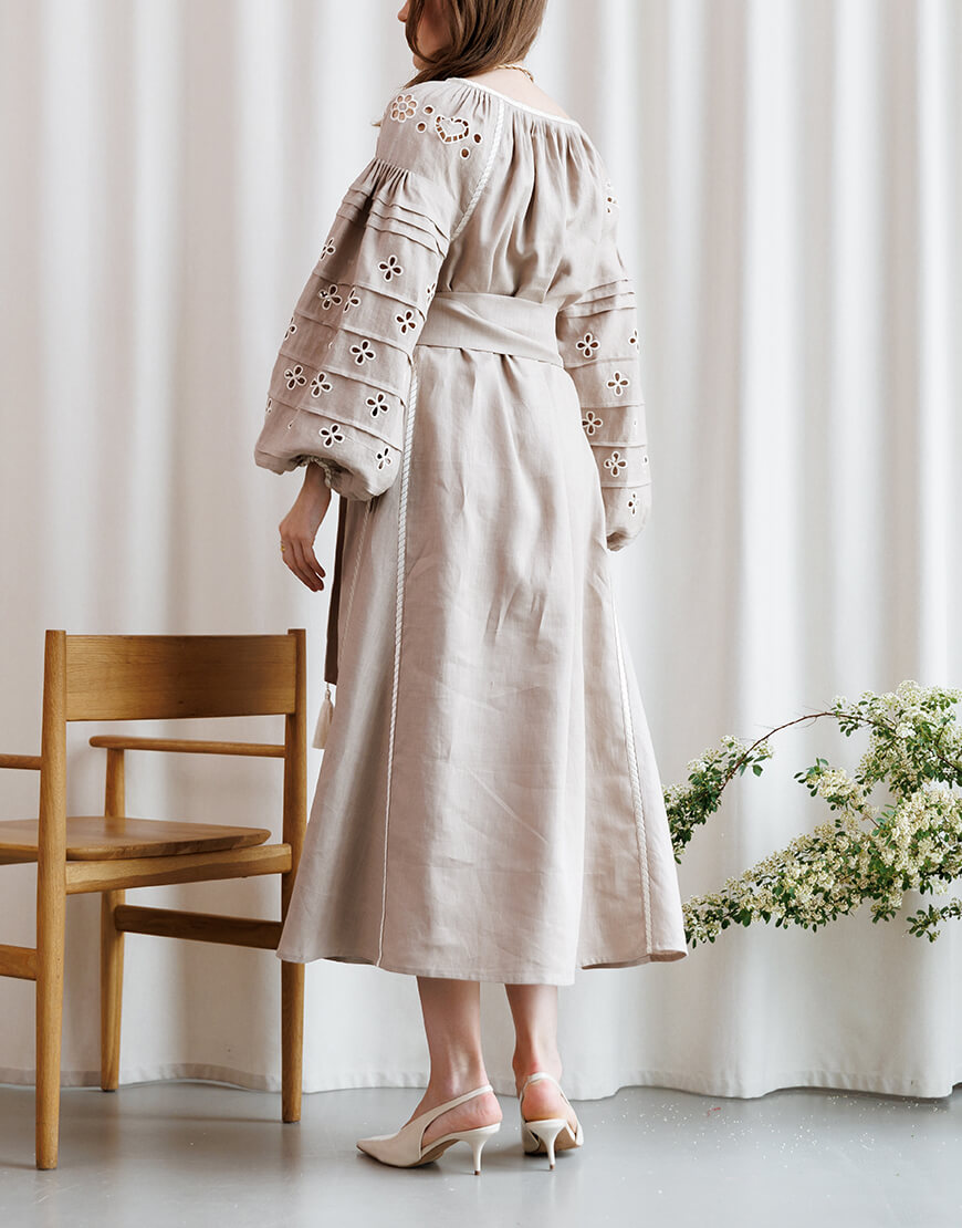 IMG_1496 Сукня-вишиванка Адель EMBROIDERED GEM (EMBR_0524\2) - фото 3