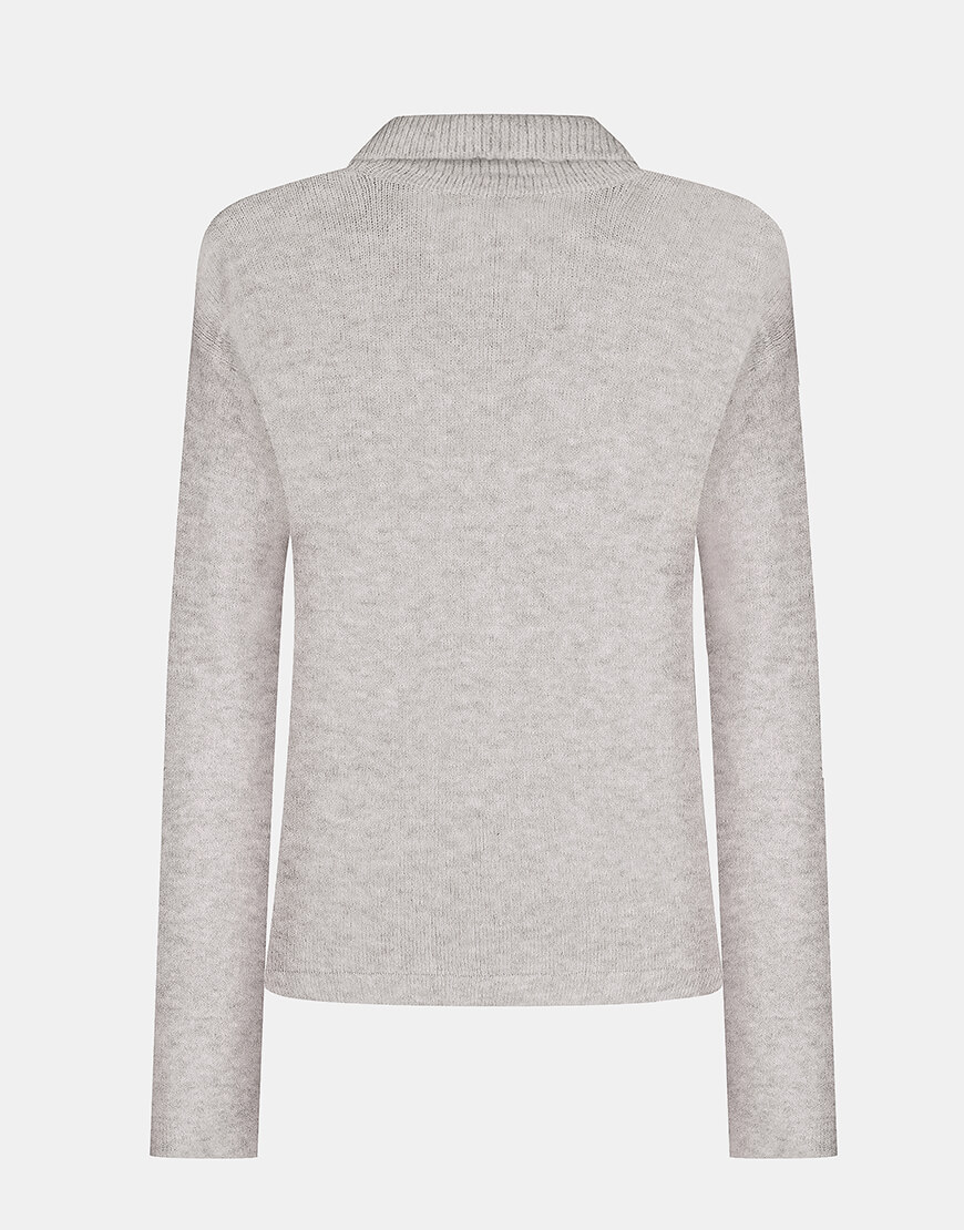 IMG_7135 Сірий кардиган з ґудзиками IRARO (IR_FW24_GC_006) - фото 2