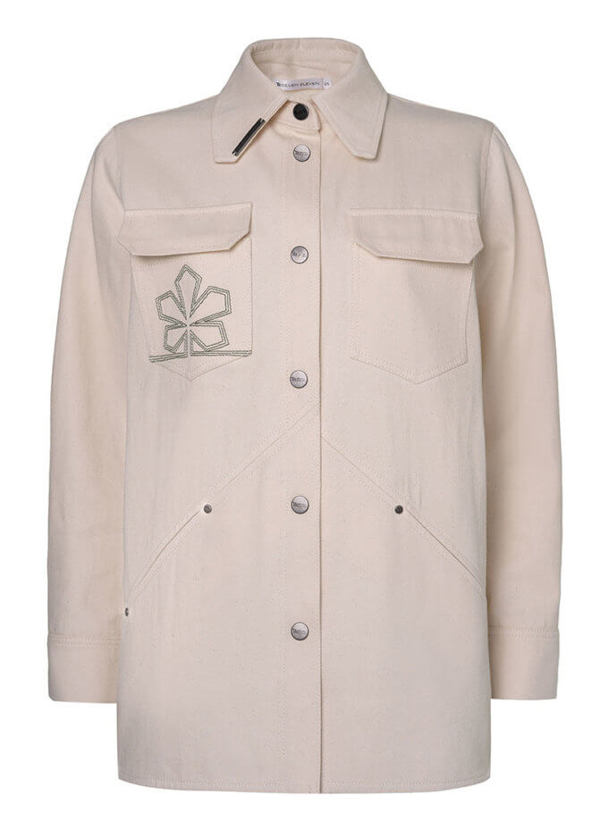 Сорочка -куртка бежева 7/11 SEVEN ELEVEN (SE_SE24Sh_Bg)