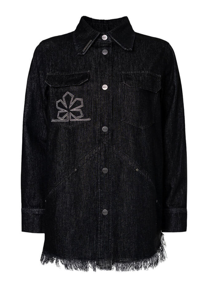 Куртка- сорочка  чорна 7/11 SEVEN ELEVEN (SE_SE24Sh_B)