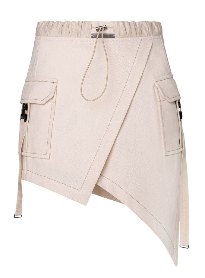 Спідниця міні джинсова бежева 7/11 SEVEN ELEVEN (SE_SE24SkMn_Bg)