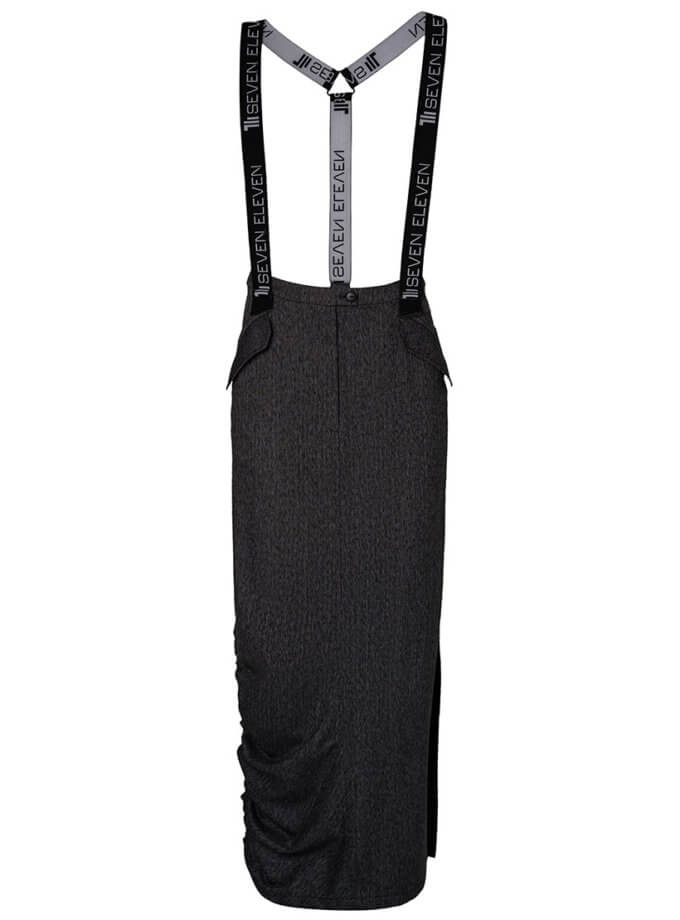 Спідниця максі з підтяжками сіра 7/11 SEVEN ELEVEN (SE_SE24SkrtBrcMx_Gr)