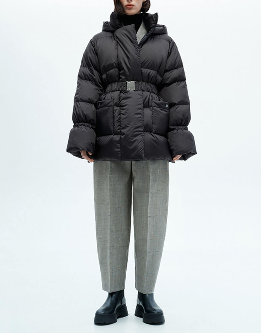 Marchi_fw2425_23 Пуховик Winterfall чорний MARCHI (MRCH_AW22-23-1_black) - фото 2