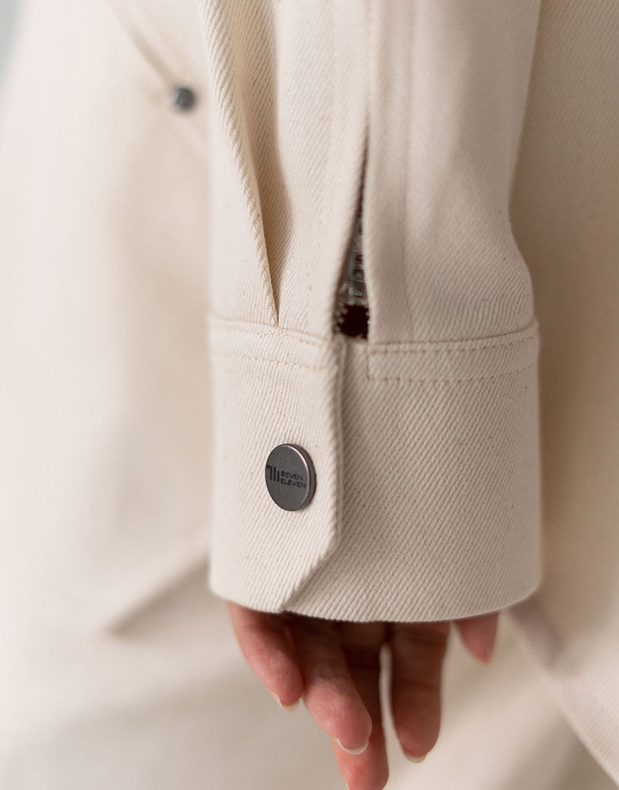 Seven_Eleven_24_088 (1) Сорочка -куртка бежева 7/11 SEVEN ELEVEN (SE_SE24Sh_Bg) - фото 7
