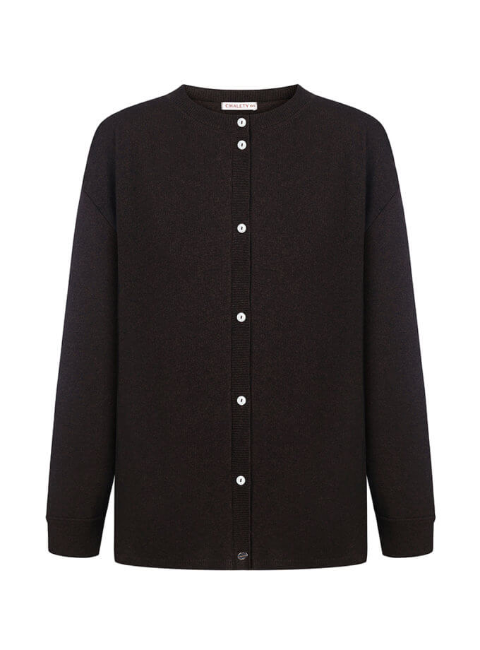 Сорочка з вовни коричнева CHALETY (CHLT_Salerno_Shirt_ Bruno)