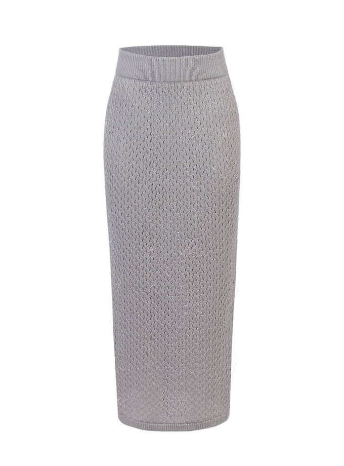 Спідниця ажурна сіра WONDER (WNDR_aut24_owsgr_10)