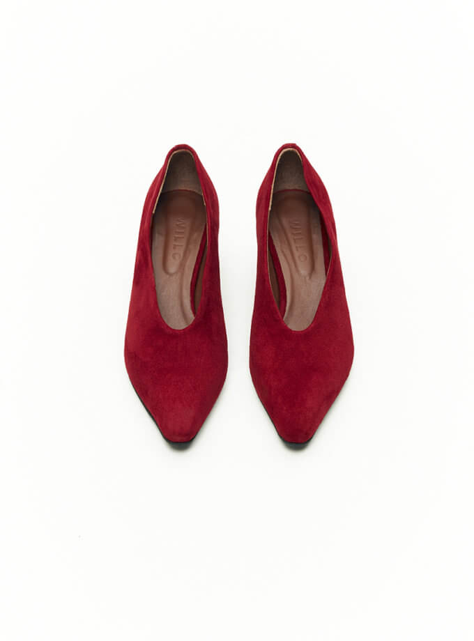 Туфлі темно червоні WILLO (WLL_W_2403_AW)