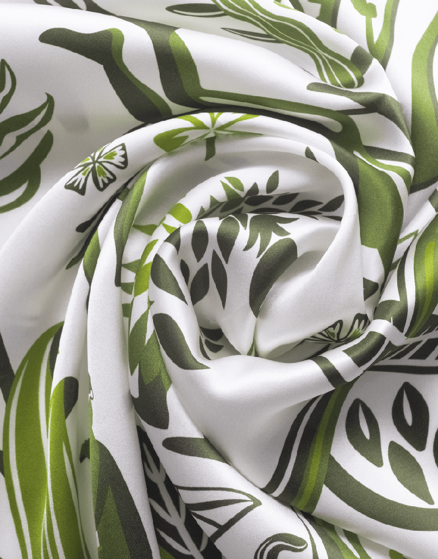 green-4 Шовкова хустка Шум NESAMOVYTO (NST_MYTHSHUM) - фото 4