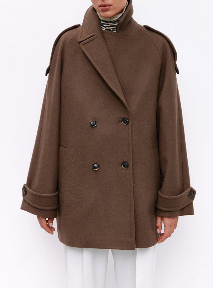 Вкорочена шуба Bura Faux Fur IAM (IM_BR/FX/FR/JCKT) - фото 6