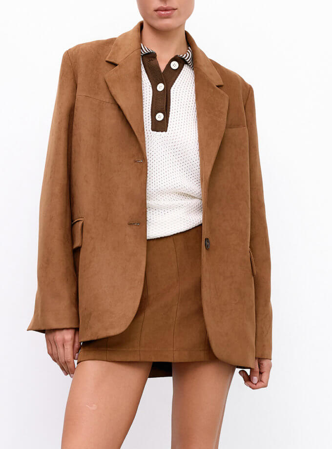 Замшевий жакет IAM (IAM_SUED/JKT)