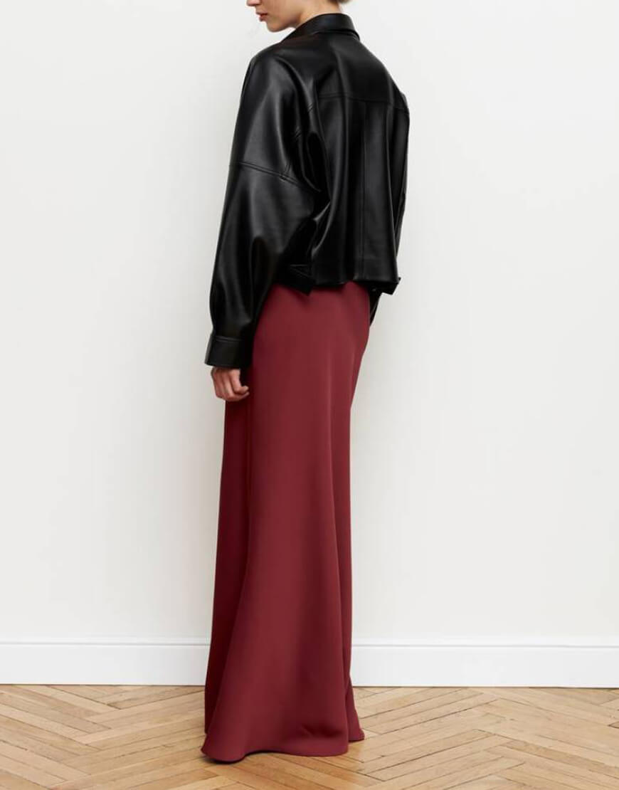 l1yp10aG8UUwj2LsN4Rx Спідниця максі по косій бургунді KOLOSOVA (KLSVDS511) - фото 3