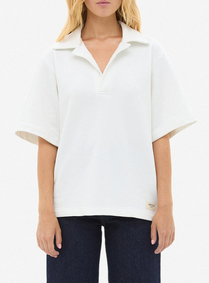 Поло молочне MATCH DENIM (MTCH_sp25-polo-milk)