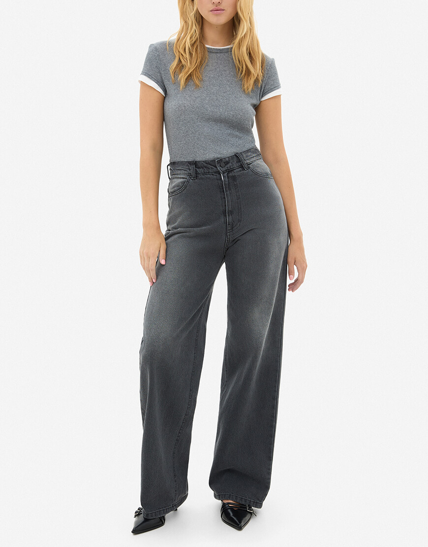 md01605 Джинси Baggy сірі MATCH DENIM (MTCH_sp25-baggy-grey-blue) - фото 2