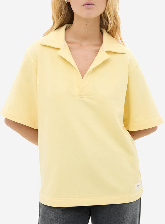 Поло жовте MATCH DENIM (MTCH_sp25-polo-yellow)