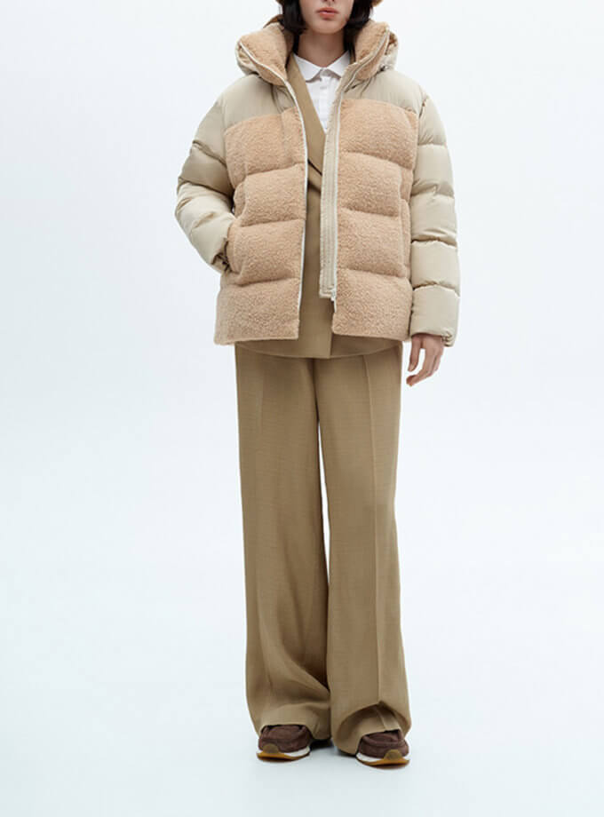 Пуховик Teddy бежевий MARCHI (MRCH_AW-22-teddy-b) - фото 7