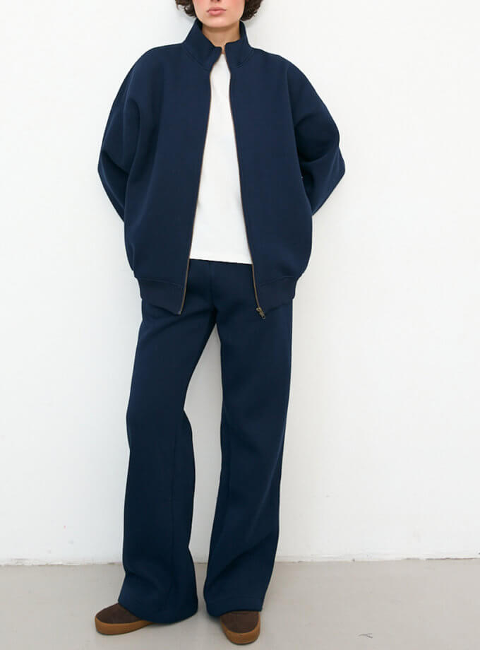 Штани широкі темно-сині BALCONY GARMENT (BLCN_1399)