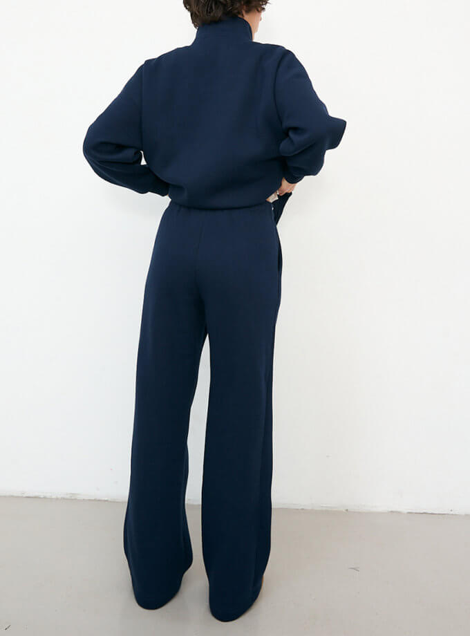 Штани широкі темно-сині BALCONY GARMENT (BLCN_1399)