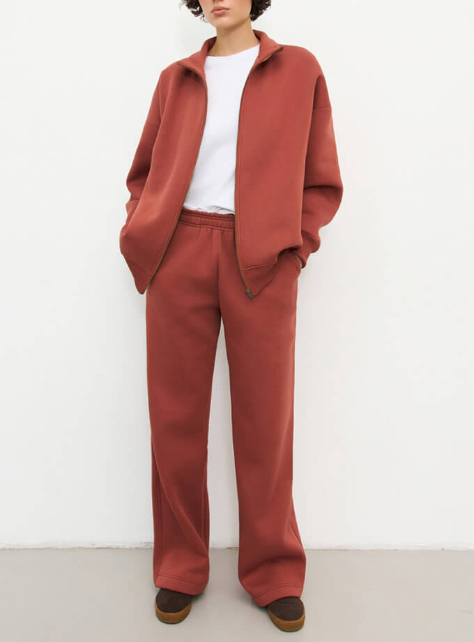 Штани широкі теракот BALCONY GARMENT (BLCN_1403)