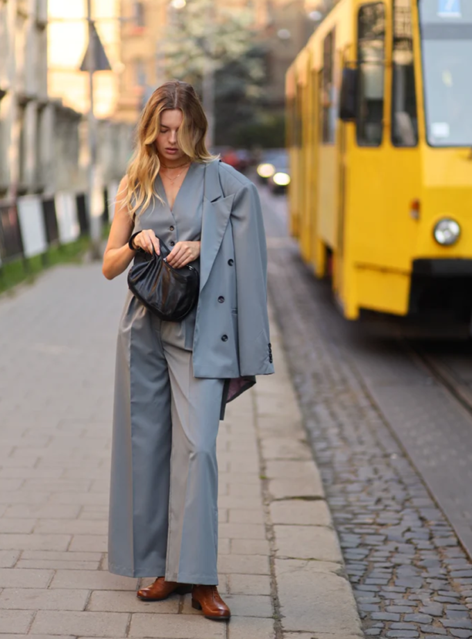 Сірі брюки Chicago BÚDZIKO (BDZ_CHCG-GRY-PNTS-FW23)