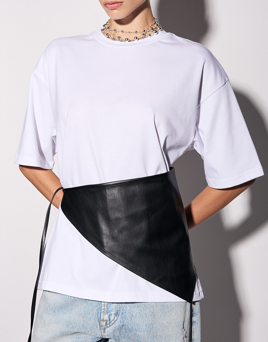 5L0A4823 Біла футболка Serenity Tee з лого ATTIE (ATT_TSRTW05)