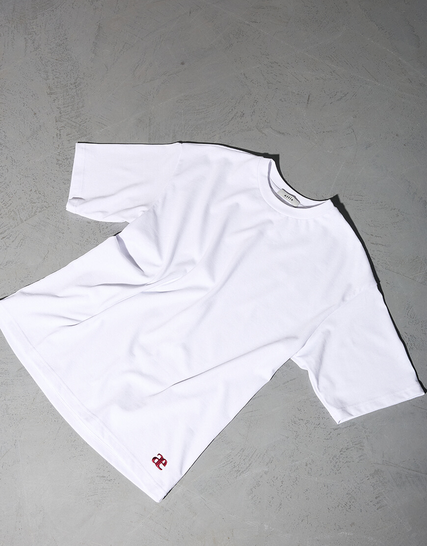 5L0A4925 Біла футболка Serenity Tee з лого ATTIE (ATT_TSRTW05) - фото 4