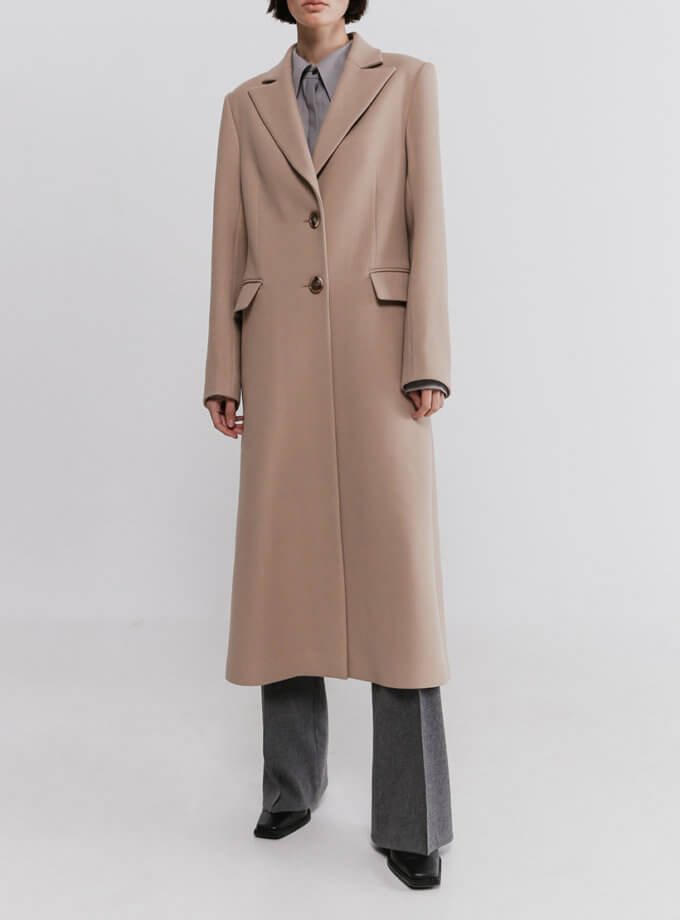 Пальто прямого крою з вовни SHAKO (SHKO_20032001)