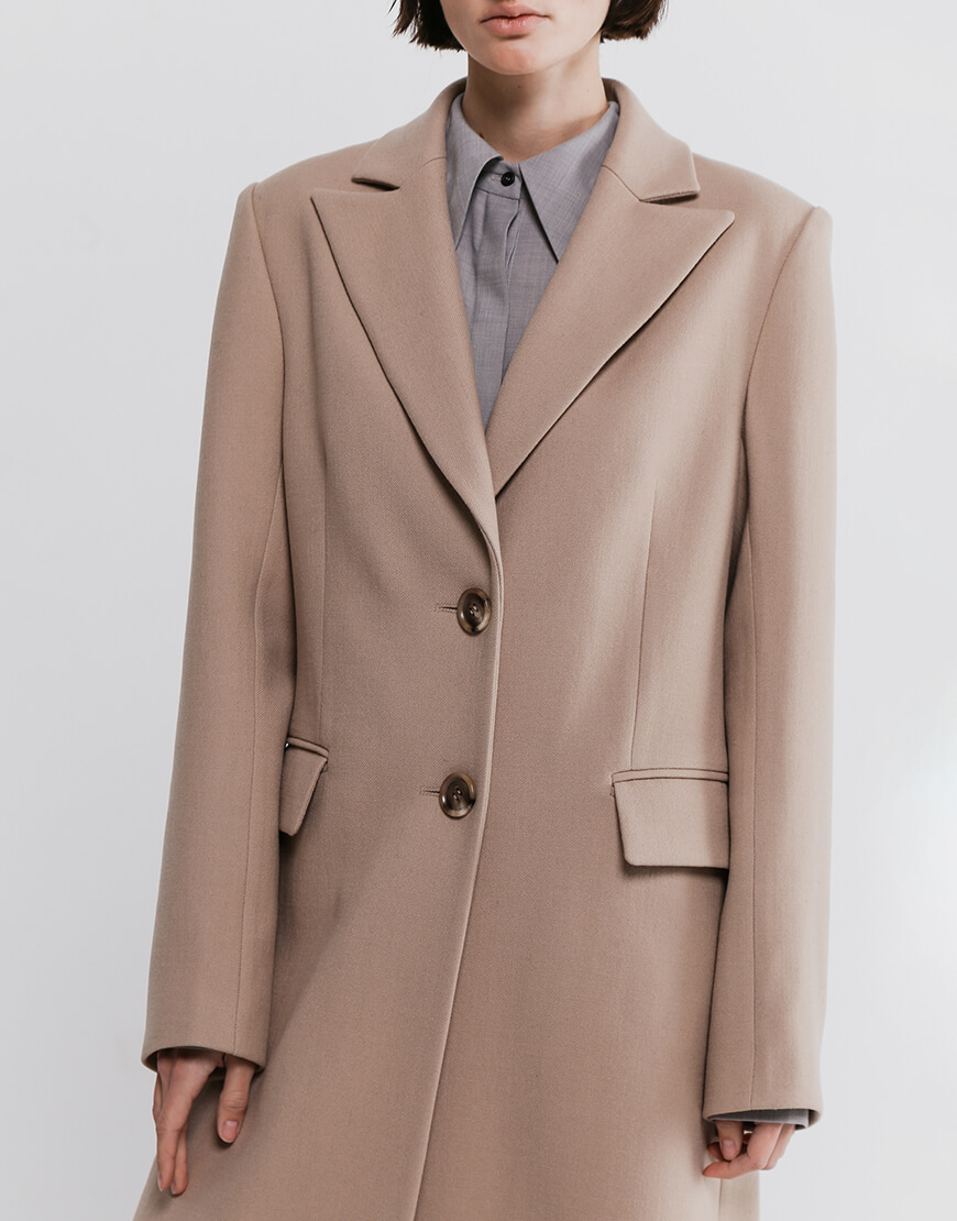 81 Пальто прямого крою з вовни SHAKO (SHKO_20032001) - фото 4