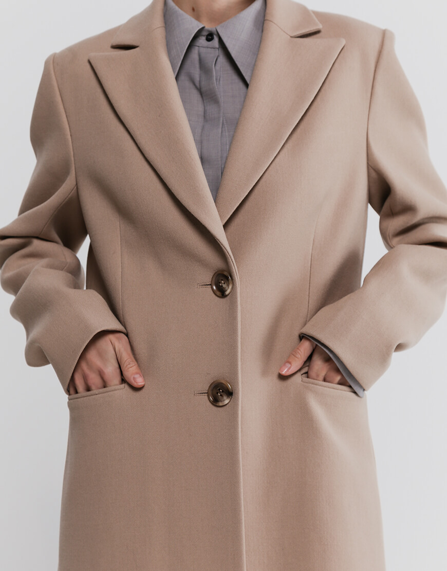 82 Пальто прямого крою з вовни SHAKO (SHKO_20032001) - фото 5