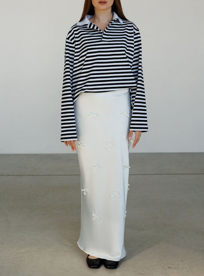 Cпідниця з бантами атласна LiSOLODKA (LS_2132_24)