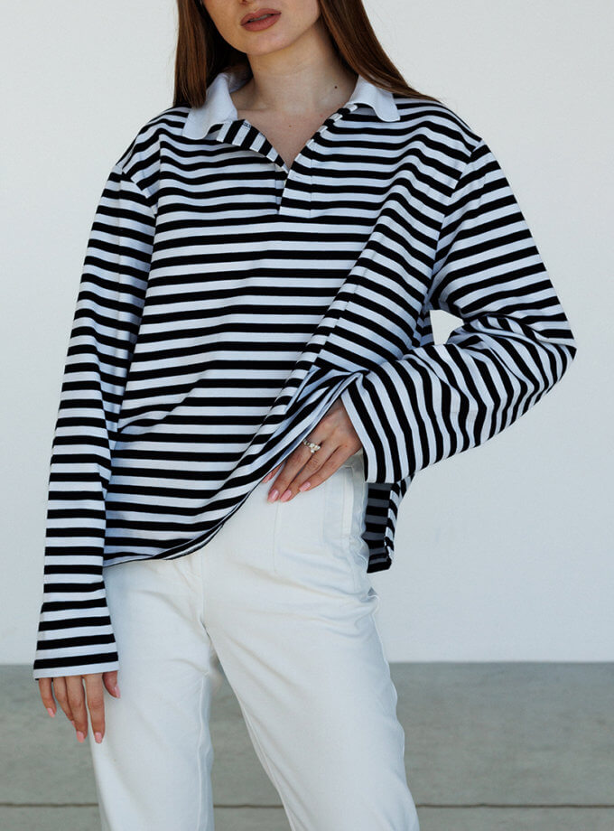 Тільник з коміром поло Морячка LiSOLODKA (LS_1232_24)