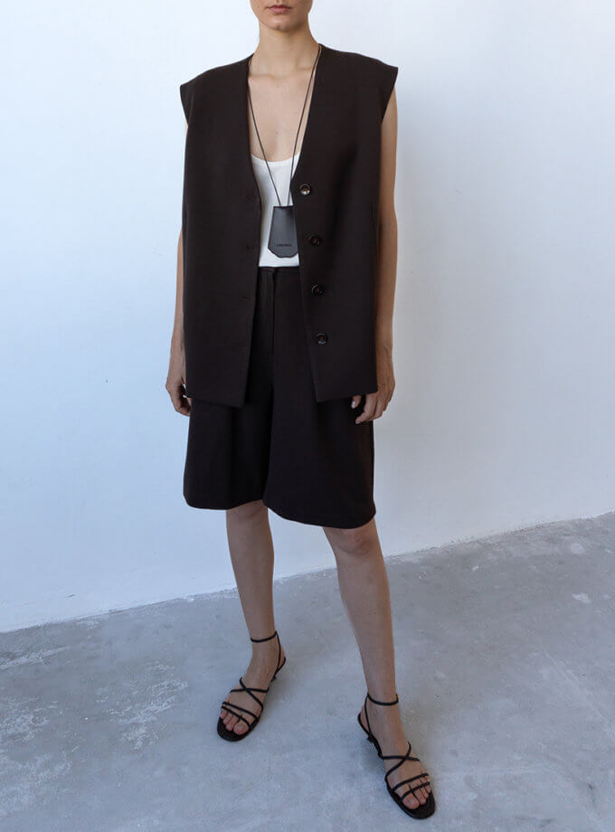 Шорти бермуди прямого крою LiSOLODKA (LS_7821_24)