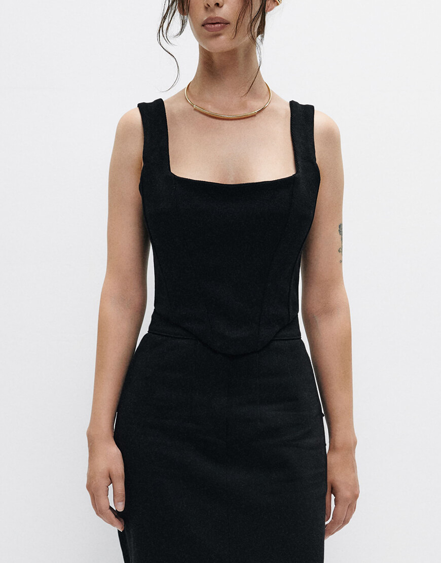 look24_2 В'язаний корсет Tendrement ANIELE STROZ (AS_FW24CST01) - фото 2