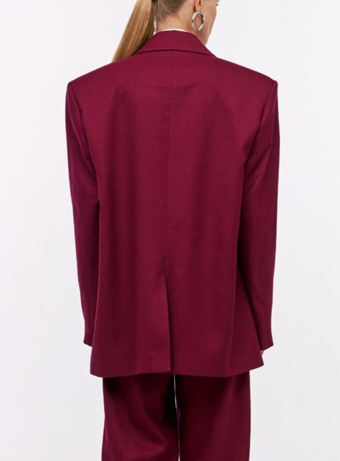 Піджак Facet бордовий MY x MY (MC_MY32624)