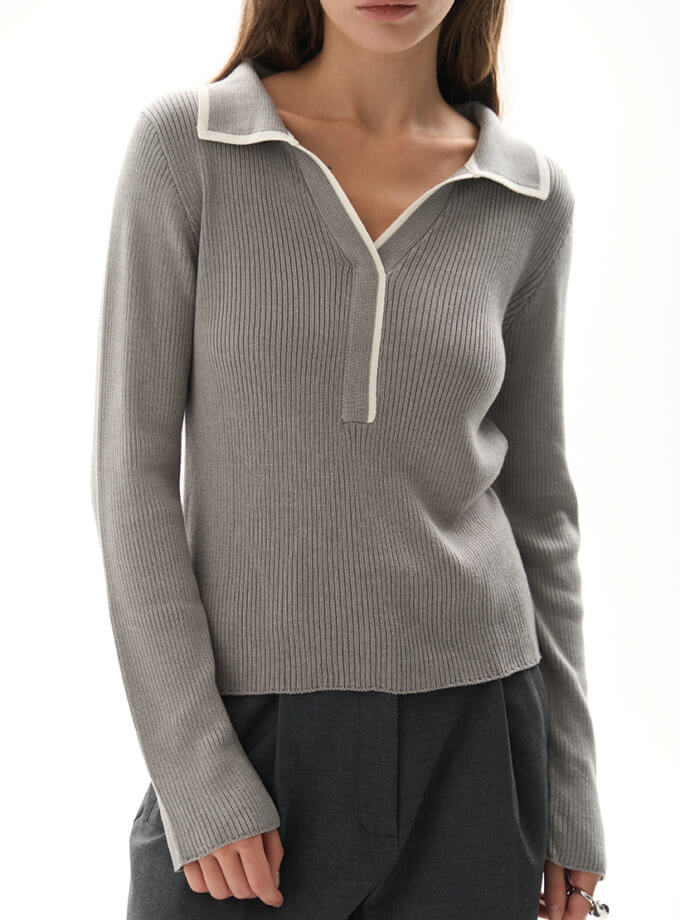 Поло Gray SAVOUR (SVR_JR-1272)