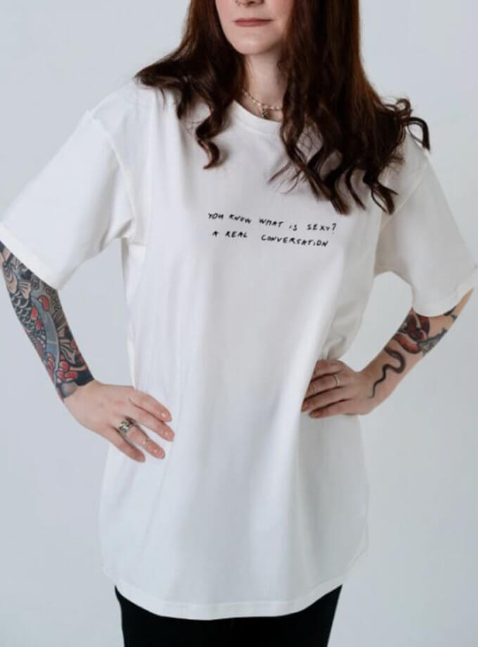 Футболка Conversation NI GRAMA DRAMY (NGD_sh_conv_xxl) - фото 5