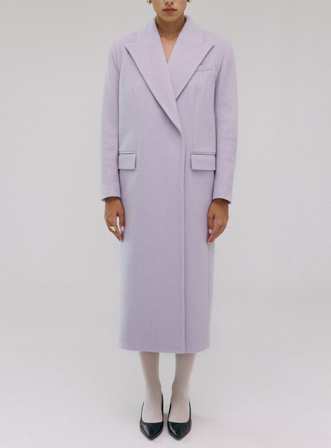 Copenhagen пальто сіро-бузкове BÚDZIKO (BDZ_CPH-LVD-FW24)