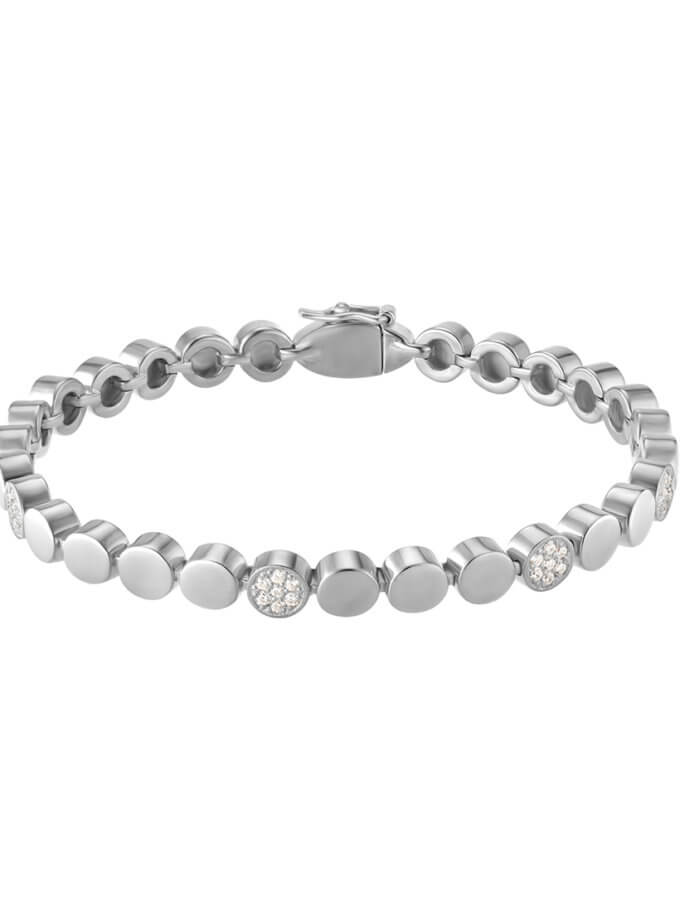 Браслет Magnet w.Zircon срібний RIMMART JEWELRY (RAJ_BRA-060)