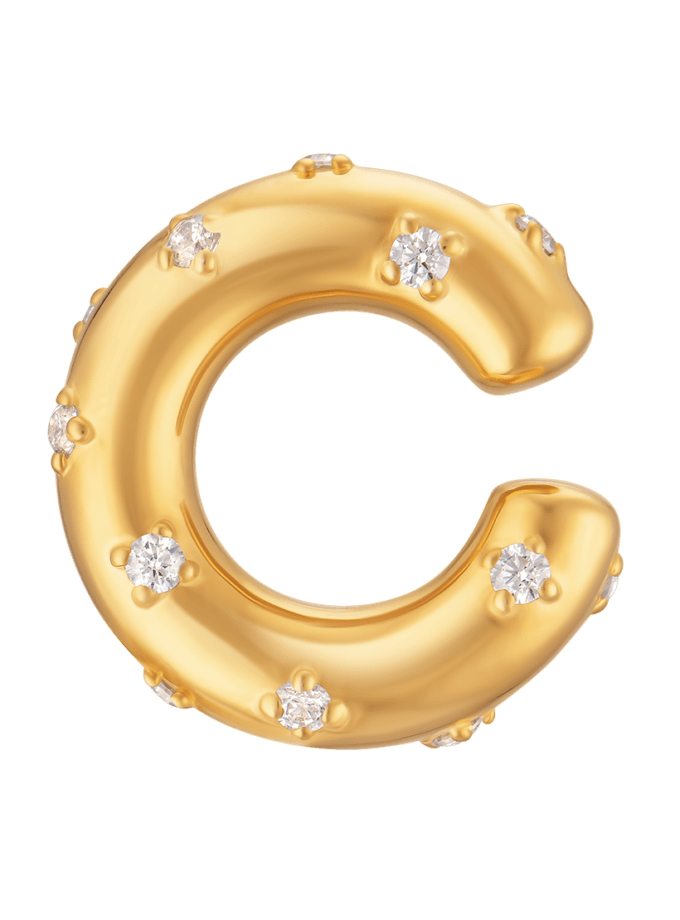 Каф Spark white RIMMART JEWELRY (RAJ_ERApl-061w)