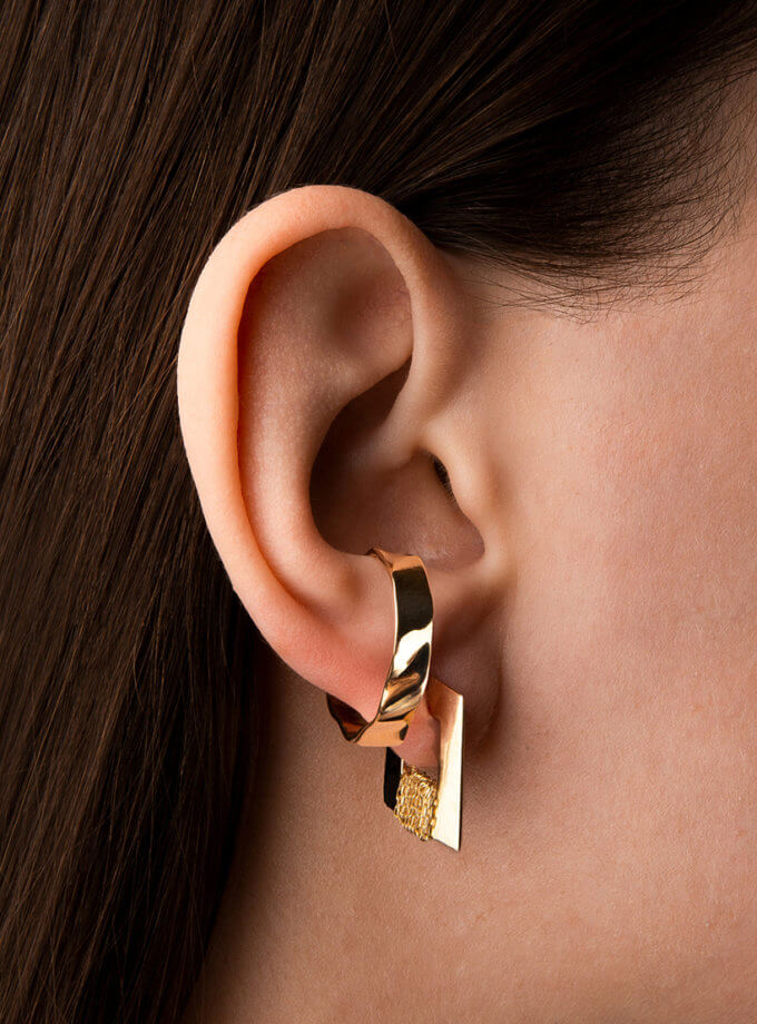 Сережки Golden Rope RIMMART JEWELRY (RAJ_ERA-54)