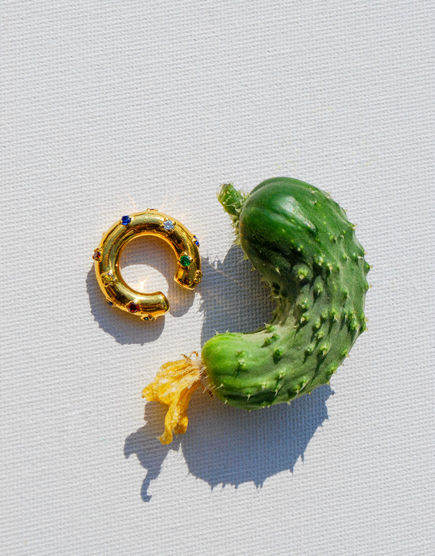 FullSizeRender (1) Каф Spark color RIMMART JEWELRY (RAJ_ERApl-061c) - фото 2