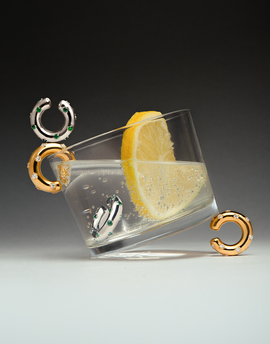 IMG_0357 Каф Spark white RIMMART JEWELRY (RAJ_ERApl-061w) - фото 4