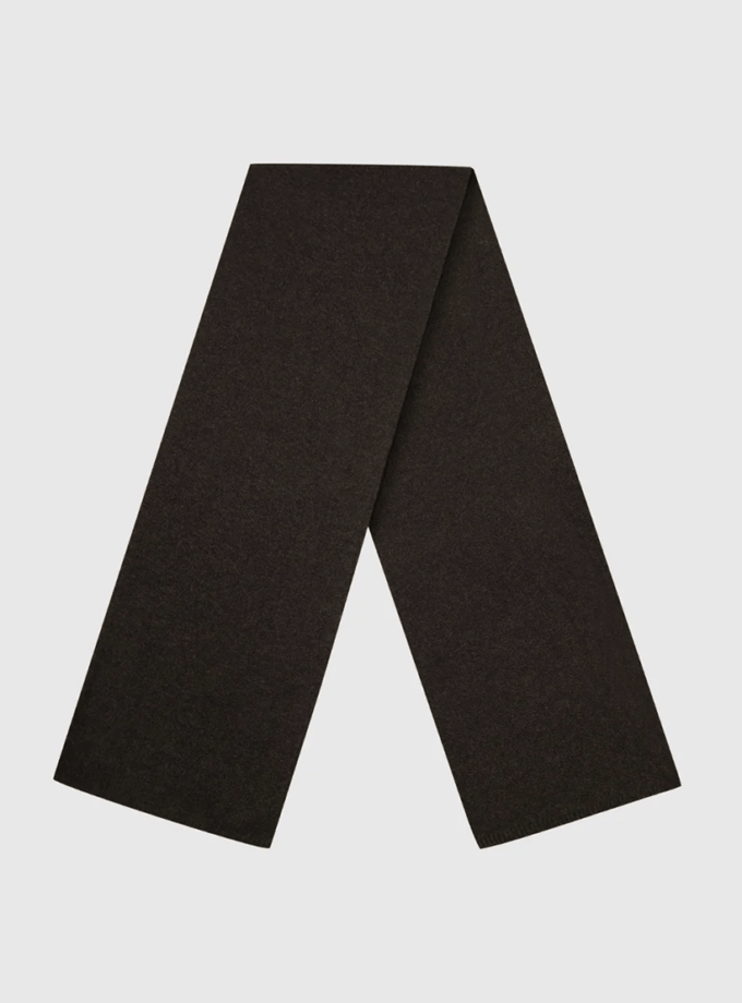Шарф Basic з кашеміром - Brown NYNI (NN-010-129-kapsula)