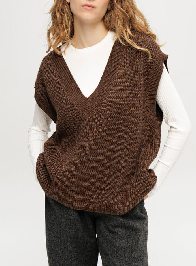 В'язаний жилет ANNA YAKOVENKO (AY_3882)